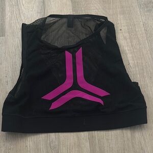 ULTRACOR Black and Pink Mesh Sports Bra Size XS NWOT
